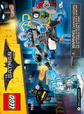 Istruzioni per la Costruzione - LEGO - THE LEGO BATMAN MOVIE - 70901 - L'attacco congelante di Mr. Freeze™: Page 1