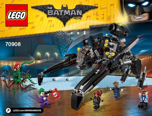 Istruzioni per la Costruzione - LEGO - THE LEGO BATMAN MOVIE - 70908 - Scuttler: Page 1