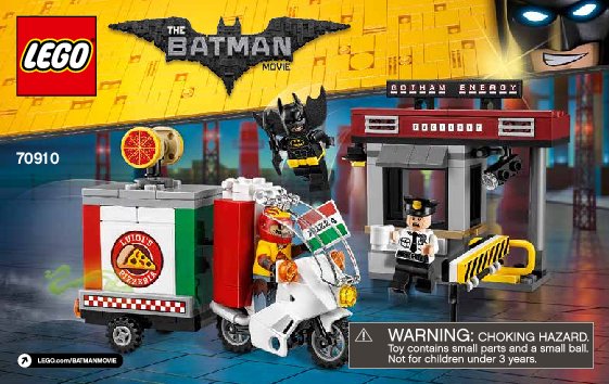 Istruzioni per la Costruzione - LEGO - THE LEGO BATMAN MOVIE - 70910 - Consegna speciale di Scarecrow™: Page 1