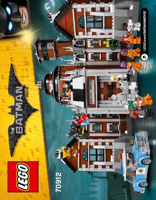 Istruzioni per la Costruzione - LEGO - THE LEGO BATMAN MOVIE - 70912 - Arkham Asylum: Page 1