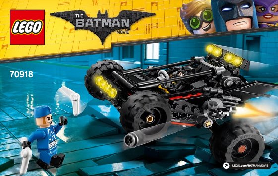 Istruzioni per la Costruzione - LEGO - 70918 - The Bat-Dune Buggy: Page 1