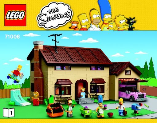 Istruzioni per la Costruzione - LEGO - The Simpsons - 71006 - La casa dei Simpsons™: Page 1