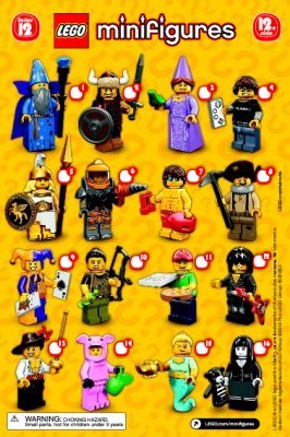 Istruzioni per la Costruzione - LEGO - Minifigures - 71007 - Personaggi LEGO® - Serie 12: Page 1