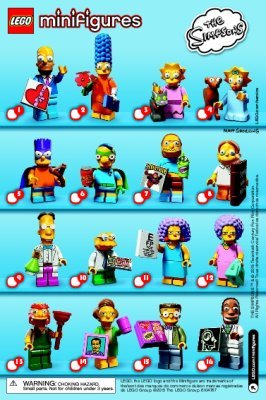 Istruzioni per la Costruzione - LEGO - The Simpsons - 71009 - Minifigure LEGO®: The Simpsons™ Serie 2.0: Page 1