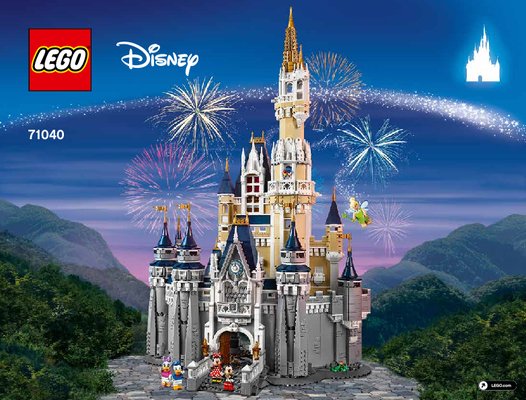 Istruzioni per la Costruzione - LEGO - Disney - 71040 - Il Castello Disney: Page 1