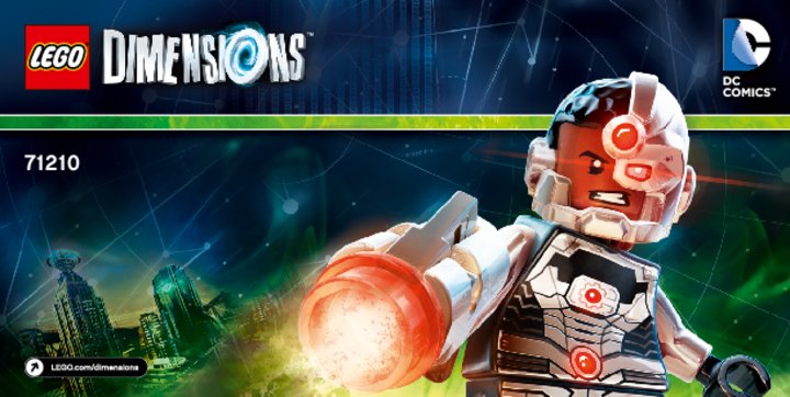 Istruzioni per la Costruzione - LEGO - 71210 - Cyborg™ Fun Pack: Page 1