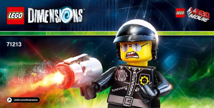 Istruzioni per la Costruzione - LEGO - 71213 - Bad Cop Fun Pack: Page 1