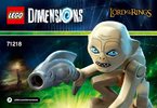 Istruzioni per la Costruzione - LEGO - 71218 - Gollum™ Fun Pack: Page 1