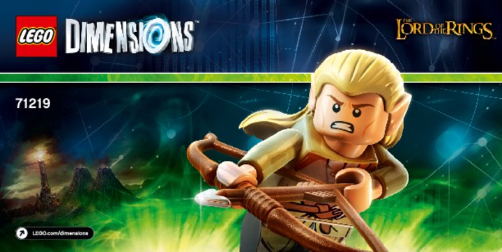 Istruzioni per la Costruzione - LEGO - 71219 - Legolas™ Fun Pack: Page 1