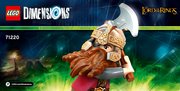 Istruzioni per la Costruzione - LEGO - 71220 - Gimli™ Fun Pack: Page 1