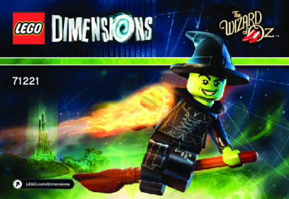 Istruzioni per la Costruzione - LEGO - 71221 - Wicked Witch™ Fun Pack: Page 1