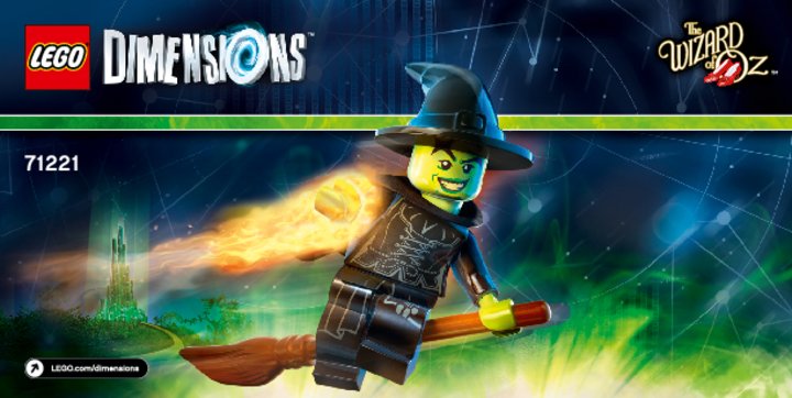 Istruzioni per la Costruzione - LEGO - 71221 - Wicked Witch™ Fun Pack: Page 1