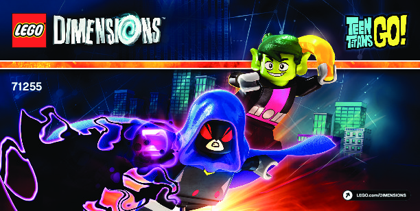 Istruzioni per la Costruzione - LEGO - DIMENSIONS - 71255 - Teen Titans Go!™ Team Pack: Page 1