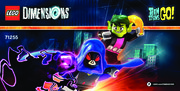 Istruzioni per la Costruzione - LEGO - DIMENSIONS - 71255 - Teen Titans Go!™ Team Pack: Page 1