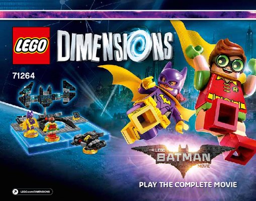 Istruzioni per la Costruzione - LEGO - 71264 - THE LEGO® BATMAN MOVIE Story Pack: Page 1