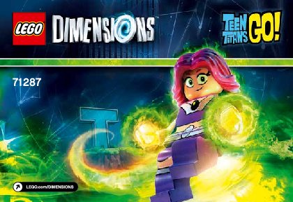 Istruzioni per la Costruzione - LEGO - DIMENSIONS - 71287 - Teen Titans Go!™ Fun Pack: Page 1