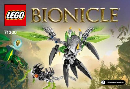 Istruzioni per la Costruzione - LEGO - BIONICLE - 71300 - Uxar Creatura della giungla: Page 1