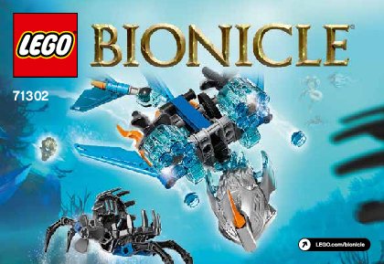 Istruzioni per la Costruzione - LEGO - BIONICLE - 71302 - Akida Creatura dell'acqua: Page 1