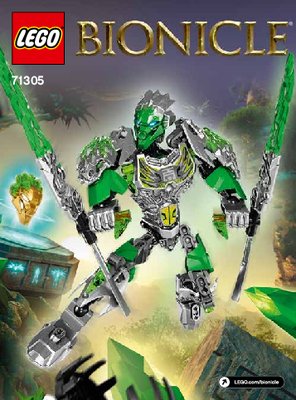 Istruzioni per la Costruzione - LEGO - BIONICLE - 71305 - Lewa Unificatore della giungla: Page 1