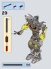 Istruzioni per la Costruzione - LEGO - BIONICLE - 71306 - Pohatu Unificatore della pietra: Page 20