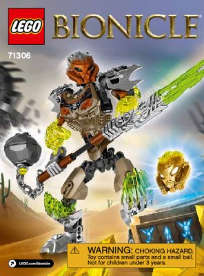 Istruzioni per la Costruzione - LEGO - BIONICLE - 71306 - Pohatu Unificatore della pietra: Page 1