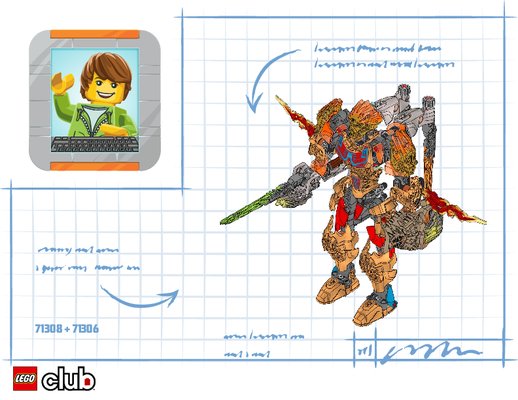 Istruzioni per la Costruzione - LEGO - BIONICLE - 71306 - Pohatu Unificatore della pietra: Page 1