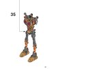 Istruzioni per la Costruzione - LEGO - BIONICLE - 71308 - Tahu Unificatore del fuoco: Page 23