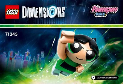 Istruzioni per la Costruzione - LEGO - DIMENSIONS - 71343 - The Powerpuff Girls™ Fun Pack: Page 1