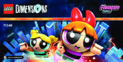 Istruzioni per la Costruzione - LEGO - DIMENSIONS - 71346 - The Powerpuff Girls™ team pack: Page 1