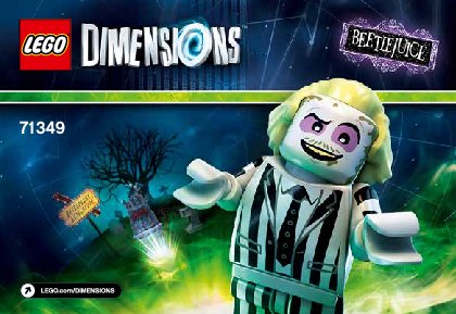 Istruzioni per la Costruzione - LEGO - DIMENSIONS - 71349 - Beetlejuice™ Fun Pack: Page 1