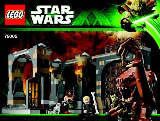 Istruzioni per la Costruzione - LEGO - Star Wars - 75005 - Fossa del Rancor™: Page 1