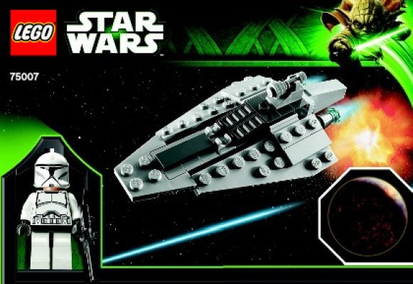 Istruzioni per la Costruzione - LEGO - 75007 - Republic Assault Ship™ & Coruscant™: Page 1