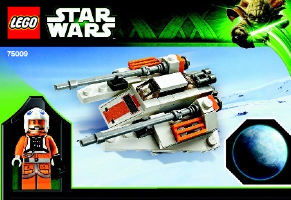 Istruzioni per la Costruzione - LEGO - 75009 - Snowspeeder™ & Hoth™: Page 1