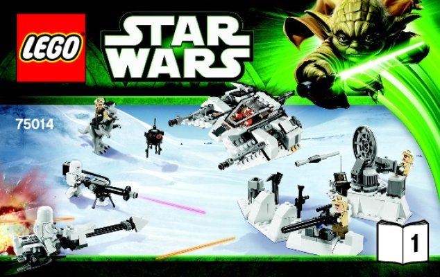 Istruzioni per la Costruzione - LEGO - 75014 - Battle of Hoth™: Page 1