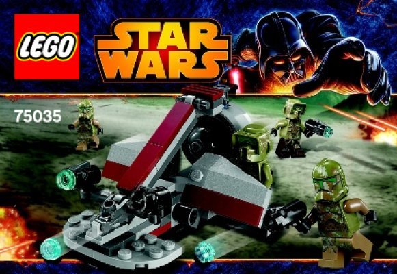 Istruzioni per la Costruzione - LEGO - Star Wars - 75035 - Kashyyyk™ Troopers™: Page 1