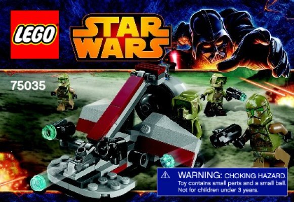 Istruzioni per la Costruzione - LEGO - Star Wars - 75035 - Kashyyyk™ Troopers™: Page 1