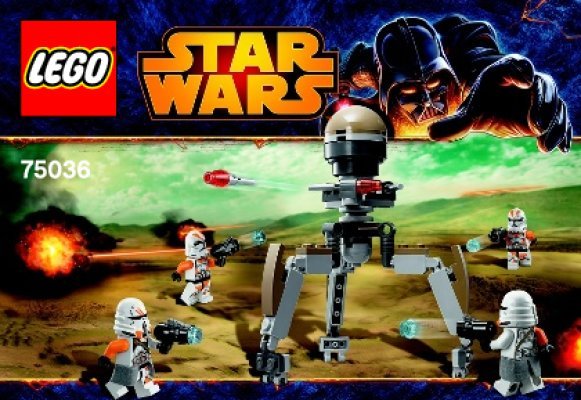 Istruzioni per la Costruzione - LEGO - Star Wars - 75036 - Utapau™ Troopers™: Page 1