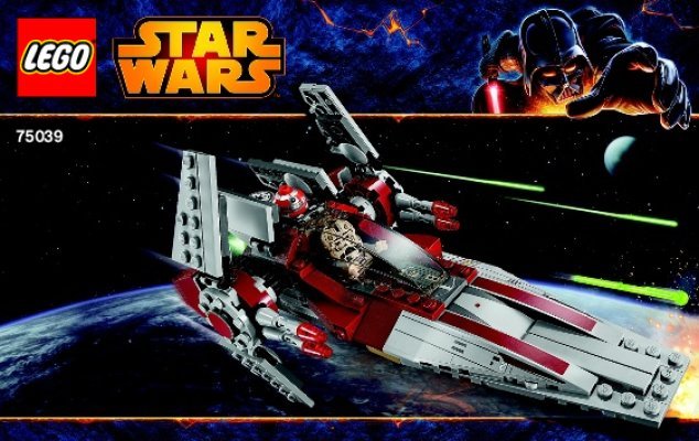 Istruzioni per la Costruzione - LEGO - Star Wars - 75039 - V-wing Starfighter™: Page 1