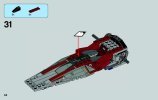 Istruzioni per la Costruzione - LEGO - Star Wars - 75039 - V-wing Starfighter™: Page 34