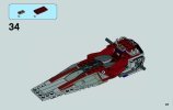 Istruzioni per la Costruzione - LEGO - Star Wars - 75039 - V-wing Starfighter™: Page 37