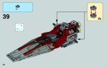 Istruzioni per la Costruzione - LEGO - Star Wars - 75039 - V-wing Starfighter™: Page 44