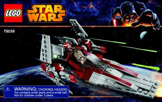 Istruzioni per la Costruzione - LEGO - Star Wars - 75039 - V-wing Starfighter™: Page 1