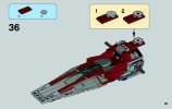 Istruzioni per la Costruzione - LEGO - Star Wars - 75039 - V-wing Starfighter™: Page 39