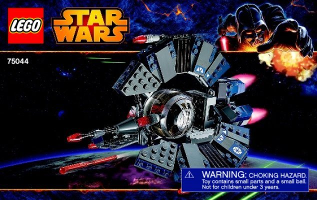 Istruzioni per la Costruzione - LEGO - Star Wars - 75044 - Droid Tri-fighter™: Page 1