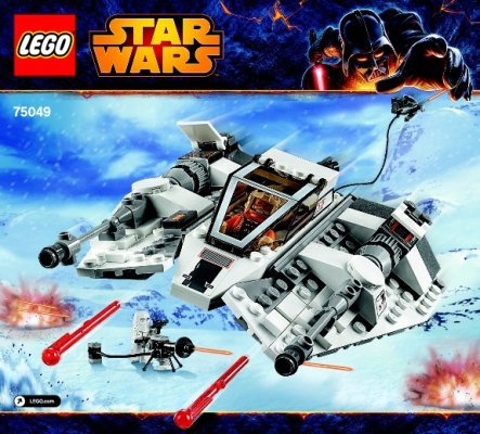 Istruzioni per la Costruzione - LEGO - Star Wars - 75049 - Snowspeeder™: Page 1