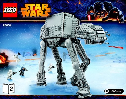 Istruzioni per la Costruzione - LEGO - Star Wars - 75054 - AT-AT™: Page 1