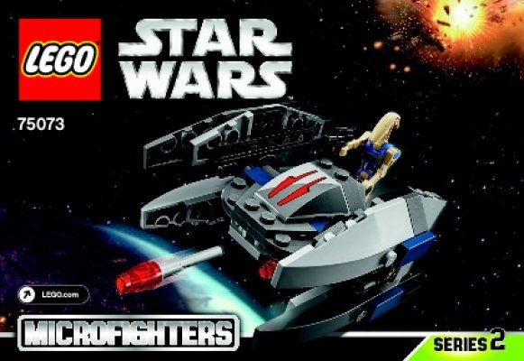 Istruzioni per la Costruzione - LEGO - Star Wars - 75073 - Vulture Droid™: Page 1