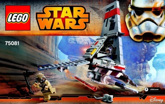 Istruzioni per la Costruzione - LEGO - Star Wars - 75081 - T-16 Skyhopper™: Page 1