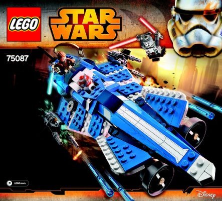 Istruzioni per la Costruzione - LEGO - Star Wars - 75087 - Anakin’s Custom Jedi Starfighter: Page 1