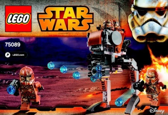 Istruzioni per la Costruzione - LEGO - Star Wars - 75089 - Geonosis Troopers™: Page 1